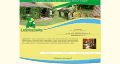 Desktop Screenshot of lesniczowka.agrowakacje.pl
